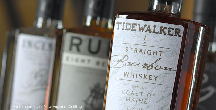 Tidewalker, New England Distilling's new bourbon, is named for an important element of Maine History.