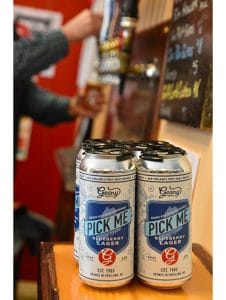 "Pick Me" Blueberry Lager by Geary Brewing Company