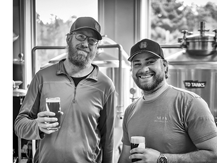 Xota Brewers Jay Horne and Josh Charette