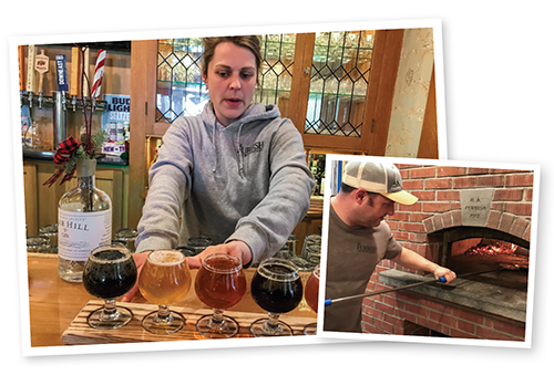 Beth Smith serves up a fine flight of brews at Furbish Brew House and Eats.