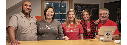 Owners and crew at Lake St. George Brewing Company